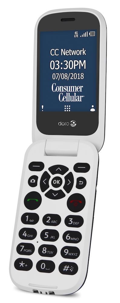 Teléfonos MOVILES para Mayores SENCILLOS con teclas y pantalla grandes DORO  2404 - Mundo Dependencia
