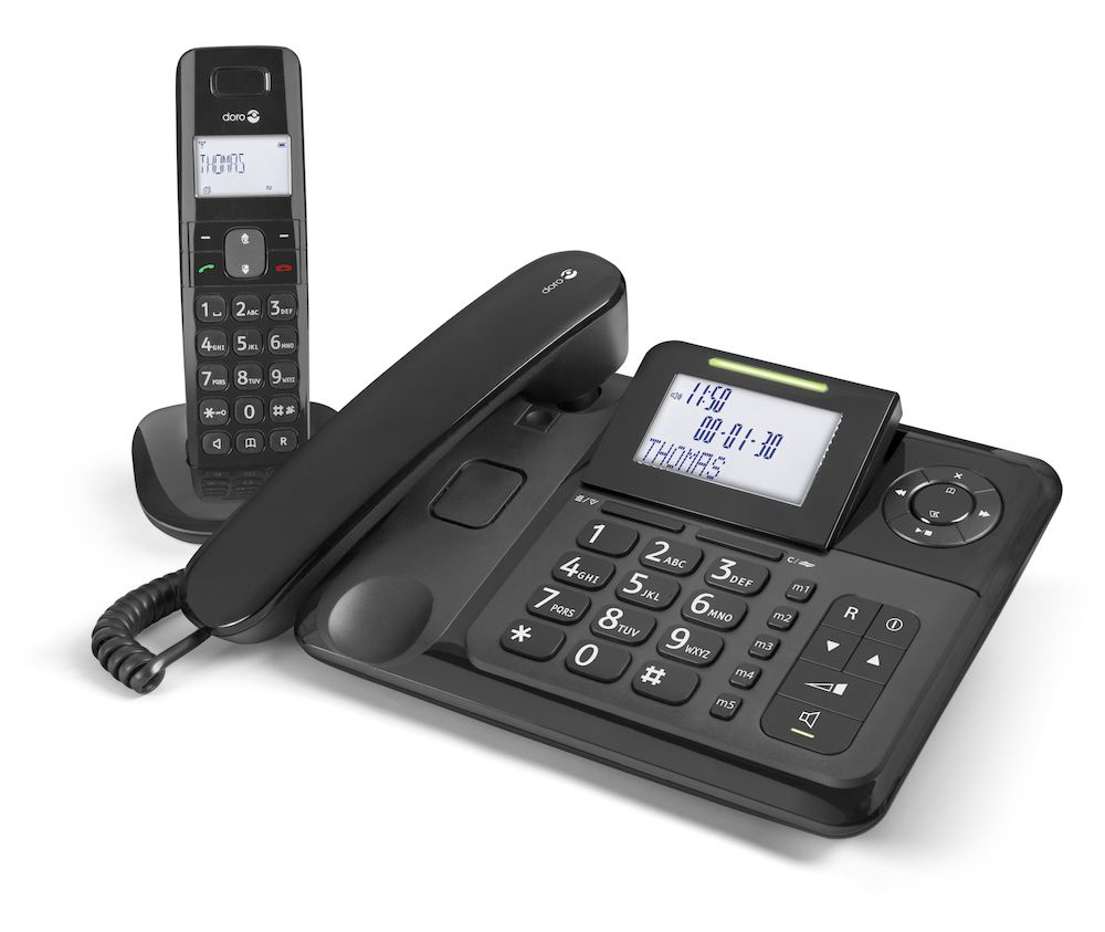 Téléphone filaire sénior et téléphone sans-fil Doro 4005 (Pack) - - Doro