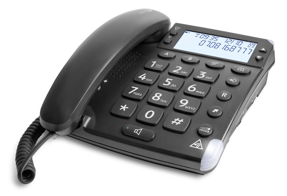 Doro 105wr PhoneEasy téléphone répondeur sans fil pour senior